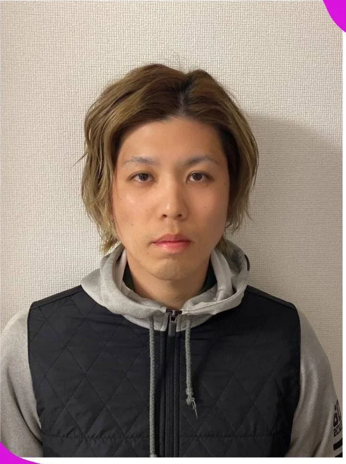 妙典エリアの完全個室パーソナルジム REVOISTを担当するトレーナー、三ツ井大基のプロフィール画像。